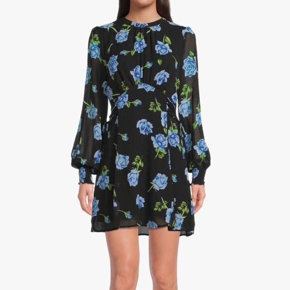 NWT Free People floral lace up dress size small - Picture 2 of 7